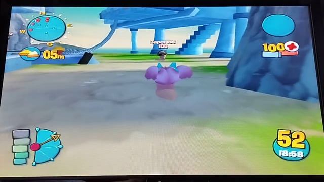 Пробуем встроенные стили игры! Worms 4 Mayhem смотреть онлайн