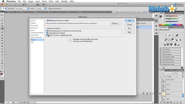 Photoshop Tutorial - Plugins Preferences смотреть онлайн