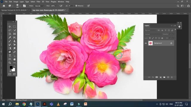 How To Use Sponge Tool In Photoshop | Sponge Tool Photoshop | Black And White And Colour Effect