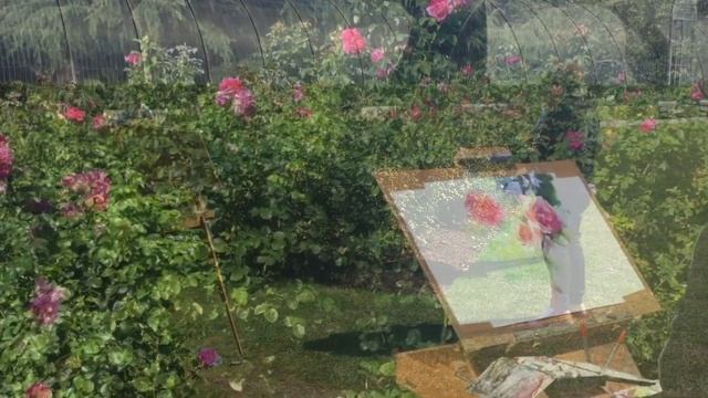Painting Watercolour Roses At Kew Gardens