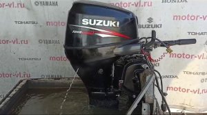Suzuki DF25. Запуск двигателя