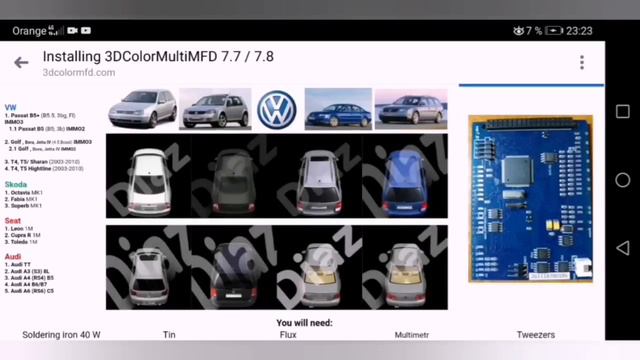 اسهل طريقة لتركيب شاشة ذكية بالالوان في طابلو سيارة Installation 3d color mfd golf 4 смотреть онлайн
