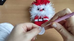 Часть 1. Вязание крючком «Мешок- Дед Мороз» от Кристины