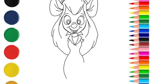 Рисуем Гаечку из мультика ЧИП И ДЕЙЛ. смотреть онлайн