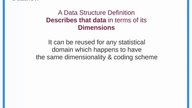 SDMX to describe Data смотреть онлайн