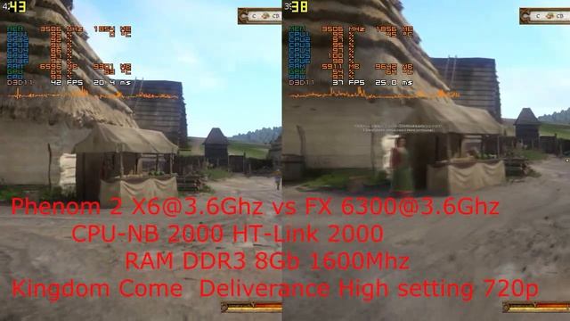 AMD FX6300@3.6 vs Phenom II X6@3.6 (GTX 970) Low-Ultra 720p/1080p in 20 games смотреть онлайн