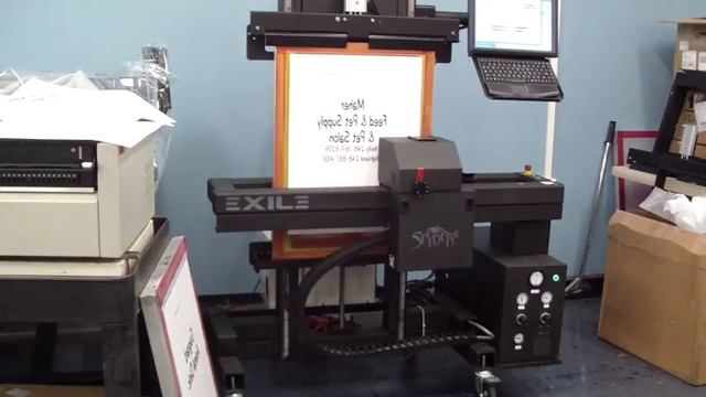 Print Demonstration Using EXILE's Spyder II DTS System смотреть онлайн