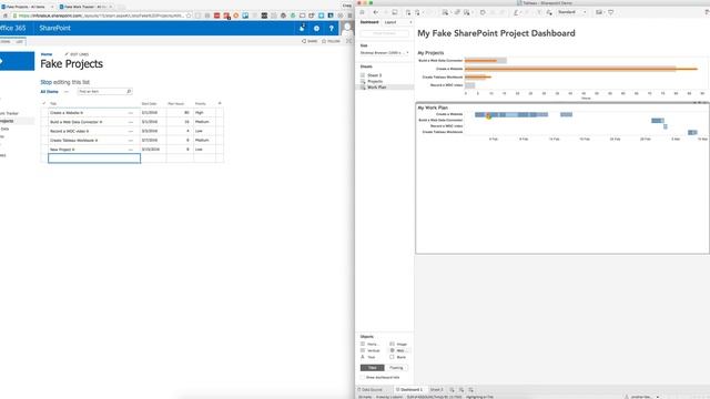 Office 365 SharePoint Web Data Connector for Tableau смотреть онлайн