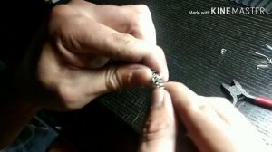 Как сделать серебряную цепь своими руками;)
