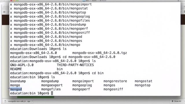 installing mongodb on a mac смотреть онлайн