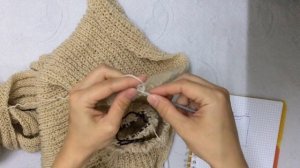 Самый простой свитер оверсайз спицами жемчужной резинкой. Свитер Oversized простой мастер-класс.