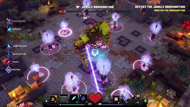 Minecraft Dungeons Jungle Abomination Boss Fight смотреть онлайн