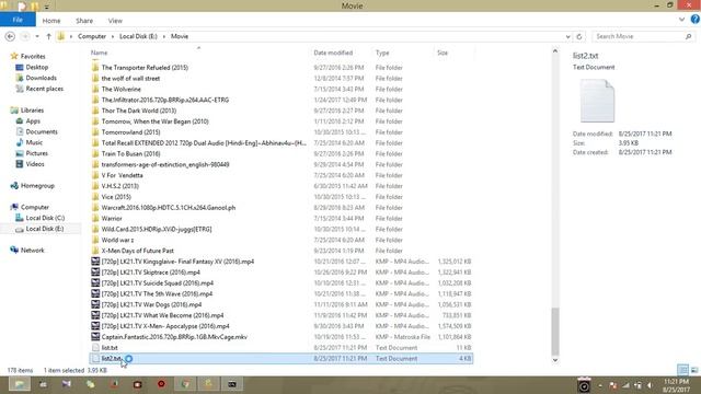 [Trick] How to Create Filename List with Command Prompt (cmd) смотреть онлайн