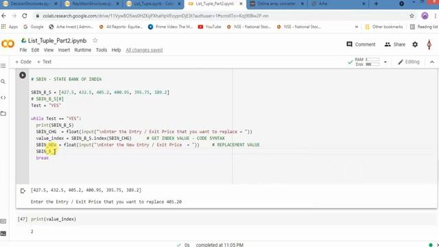 4B LEARN PYTHON PROGRAMMING IN HINDI | List.index in python смотреть онлайн