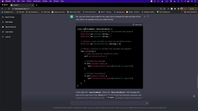 Using AI ChatGPT to Write SwiftUI Code смотреть онлайн