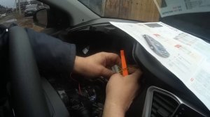 Полная УСТАНОВКА сигнализации StarLine А93 2CAN 2LIN с АВТОЗАПУСКОМ на Hyundai Solaris 2017  года