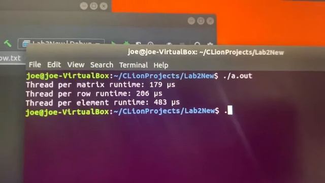 Lab2: Matrix Multiplication by Multithreading смотреть онлайн