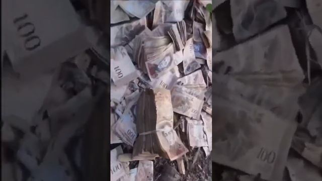 В Венесуэле валюта так сильно обесценилась, что самые мелкие деньги люди выкидывают на улице. смотреть онлайн