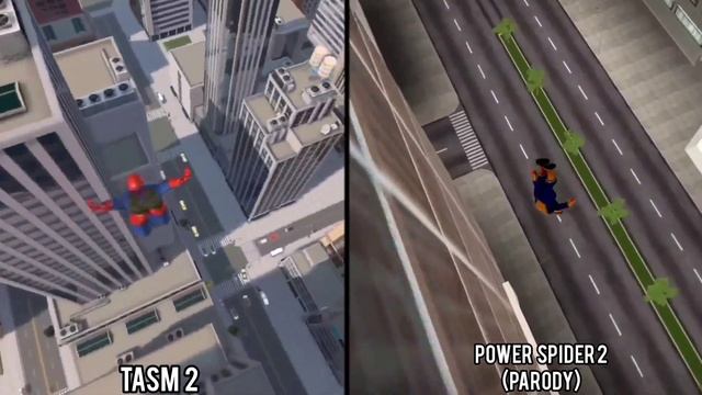 Amazing spider man 2 Vs Power spider 2 (Updated Version) | SBS gameplay comparison! смотреть онлайн