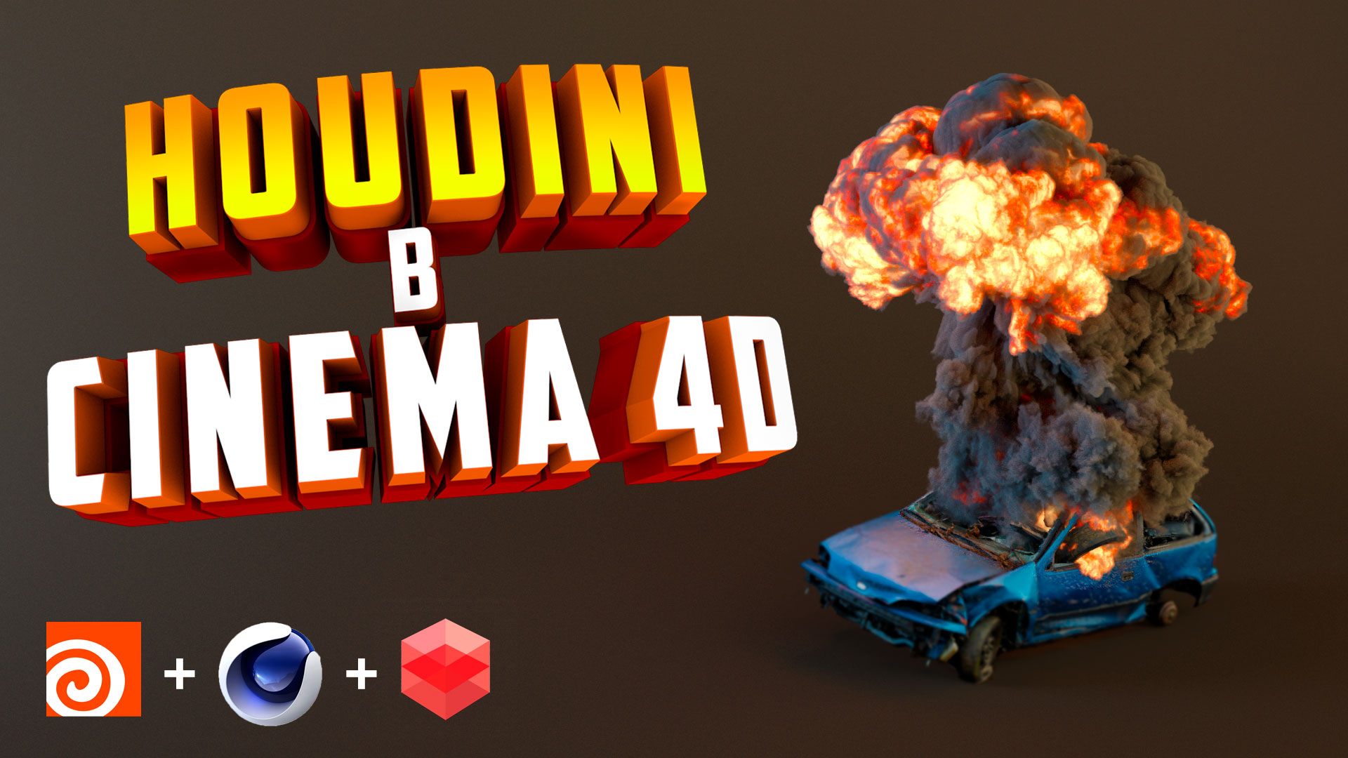 Экспорт из HOUDINI в Cinema 4D. VFX