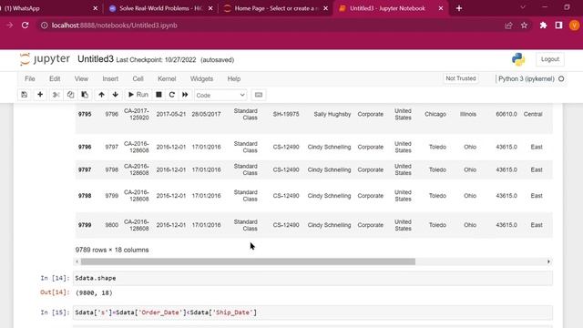 Module 1 data cleaning using python смотреть онлайн