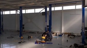 монтаж 2х стоечных подъёмников Nordberg N4121H-4T от Азбука Автосервиса