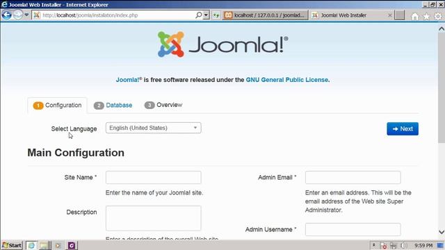 2 - การติดตั้ง Joomla смотреть онлайн