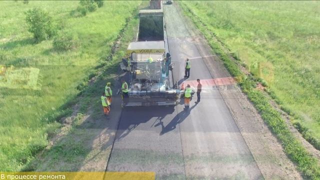 Ремонт участка дороги Карачиха - Ширинье смотреть онлайн