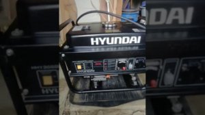 HYUNDAI генератор бензиновый и газ. Переход с бензина на газ.