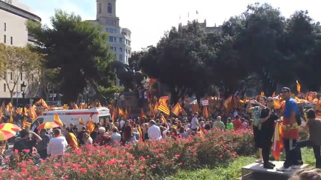 Fiesta Nacional 12,O,2014 Barcelona y cataluña Española .. artur mas Dimisión!!! смотреть онлайн
