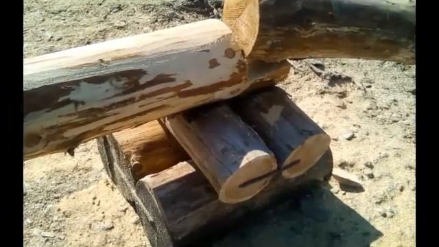 Окладной венец временного дома установленный на городки смотреть онлайн