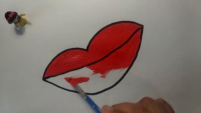 Рисуем красивые губы. смотреть онлайн