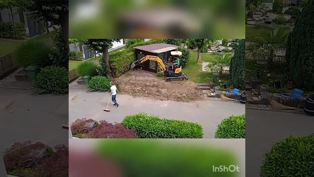 Небольшая реконструкция приусадебного участка. Швейцария, Цемпах. смотреть онлайн