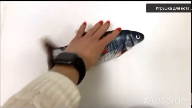Интерактивная игрушка рыбка с подвижным хвостом, игрушка для кошек и собак. смотреть онлайн