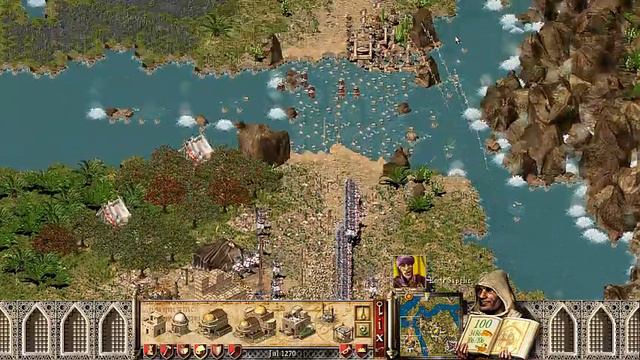 Estrategia para ganar a 3 rivales - Stronghold Crusader | Nivel 8 смотреть онлайн