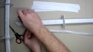 DIY ㊗️ - How to make a DOUBLE SWORD with a scabbard from A4 paper