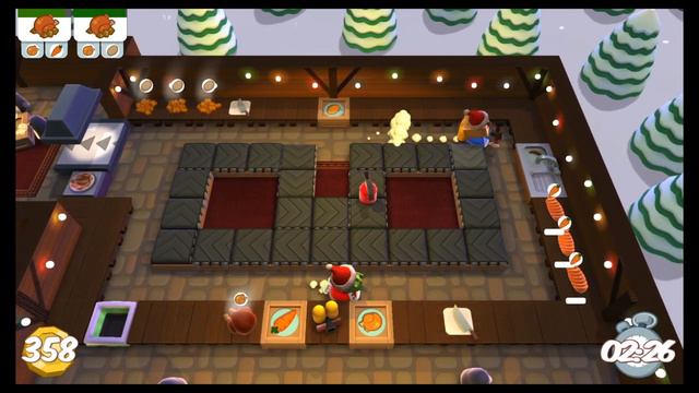 [Overcooked: Festive Seasoning Level 1-6] 2-player Former World Record Score: 744 смотреть онлайн