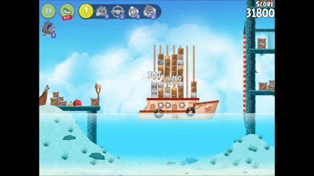 Angry Birds Rio - Hidden Harbor. Level 11. 3 stars смотреть онлайн