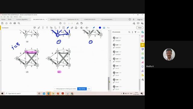 STM CSE CS302 1 06 2021 3RD HOUR BELLMAN FORD ALGORITHM смотреть онлайн