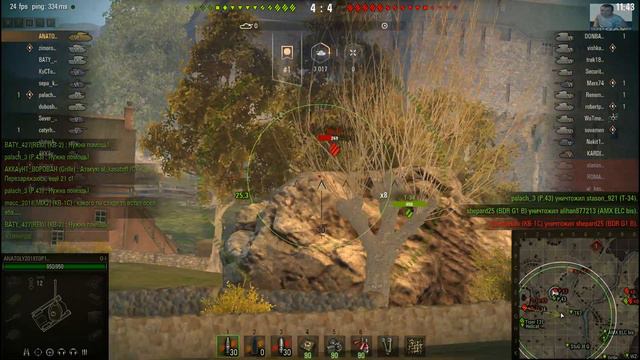 Прохождение игры World Of Tanks на танке O-I смотреть онлайн