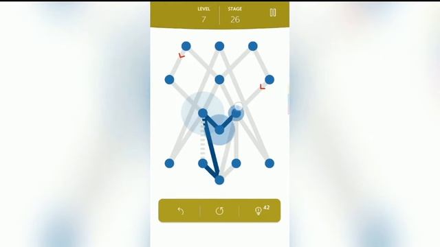 1 LINE ONE STROKE LEVEL 7 STAGE 1 to 50 (A Brain-training puzzle game) смотреть онлайн