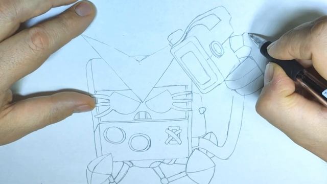 Как нарисовать Вирус 8-бит - Бравл Старс - Рисуем скин 8-бит - How to draw Virus from Brawl Stars смотреть онлайн