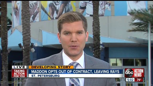 Tampa Bay Rays manager Joe Maddon opts out of contract, leaves team смотреть онлайн
