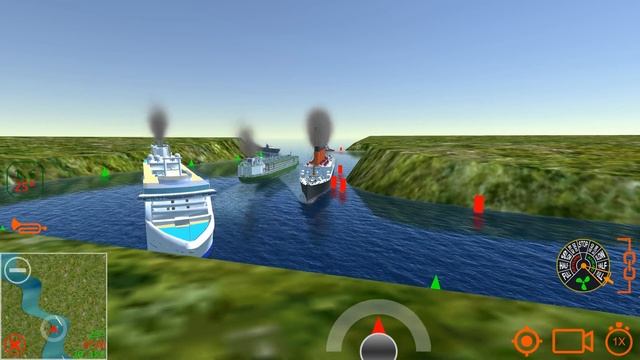 RMS Aquitania Almost Hit Cruise Ship - Ship Handling Simulator - Ship Mooring 3D