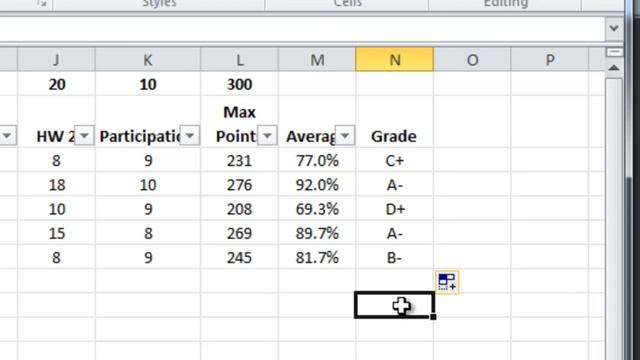 How to assign letter grades in Excel смотреть онлайн