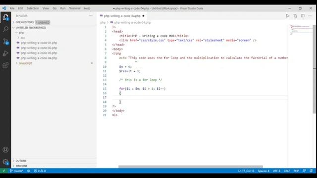PHP - Writing a code #04 смотреть онлайн