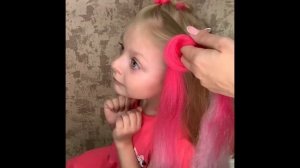 Косы с канекалоном . Хвост из канекалона