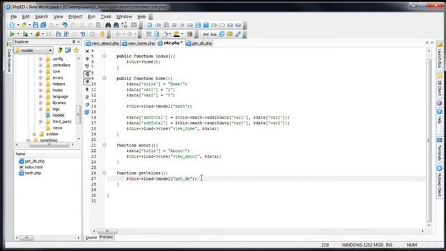 CodeIgniter Tutorials Introduction to CodeIgniter MySQL Database Getting Values Part 8-11 смотреть онлайн