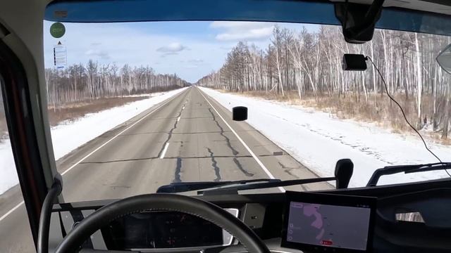 Рейс на 9500 км. Докладываю обстановку.VOLVO FH 540 POV Driving. смотреть онлайн