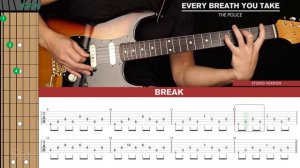 Every Breath You Take Guitar Cover The Police 🎸|Tabs + Chords|